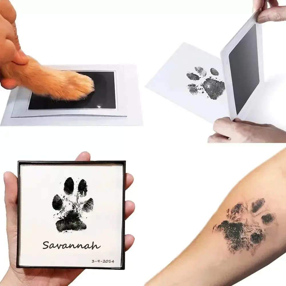 Kit de Huella de Pata — Recuerdo Personalizado para Mascotas