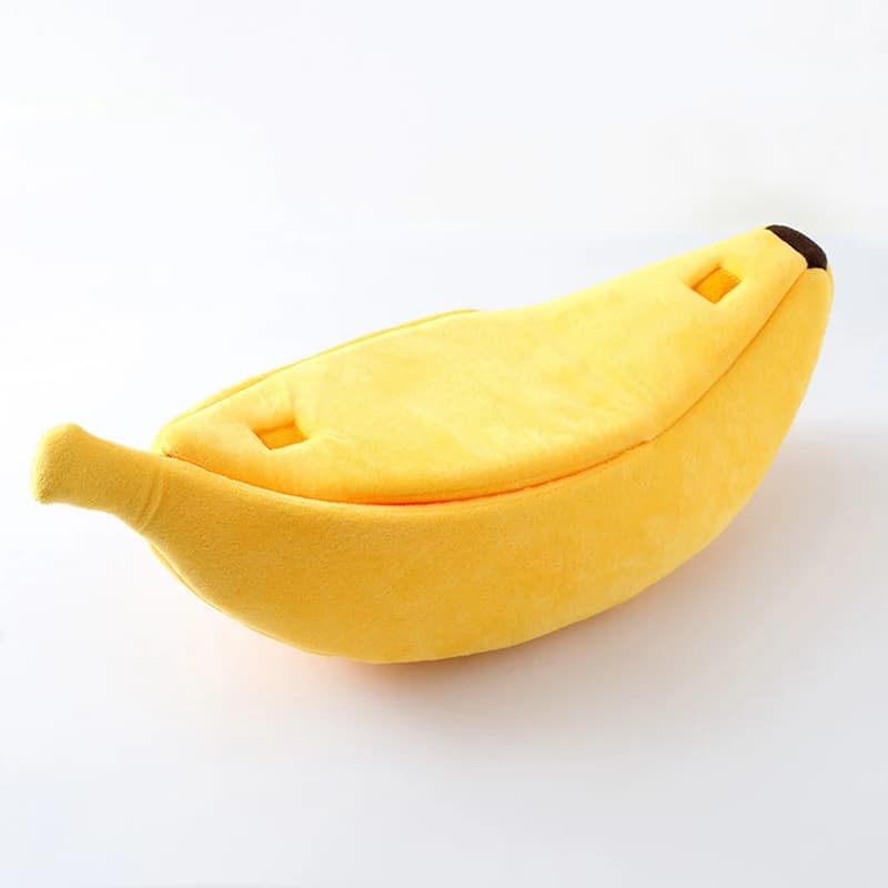 Cama en Forma de Plátano para Mascotas — 4 Tallas y 6 Colores